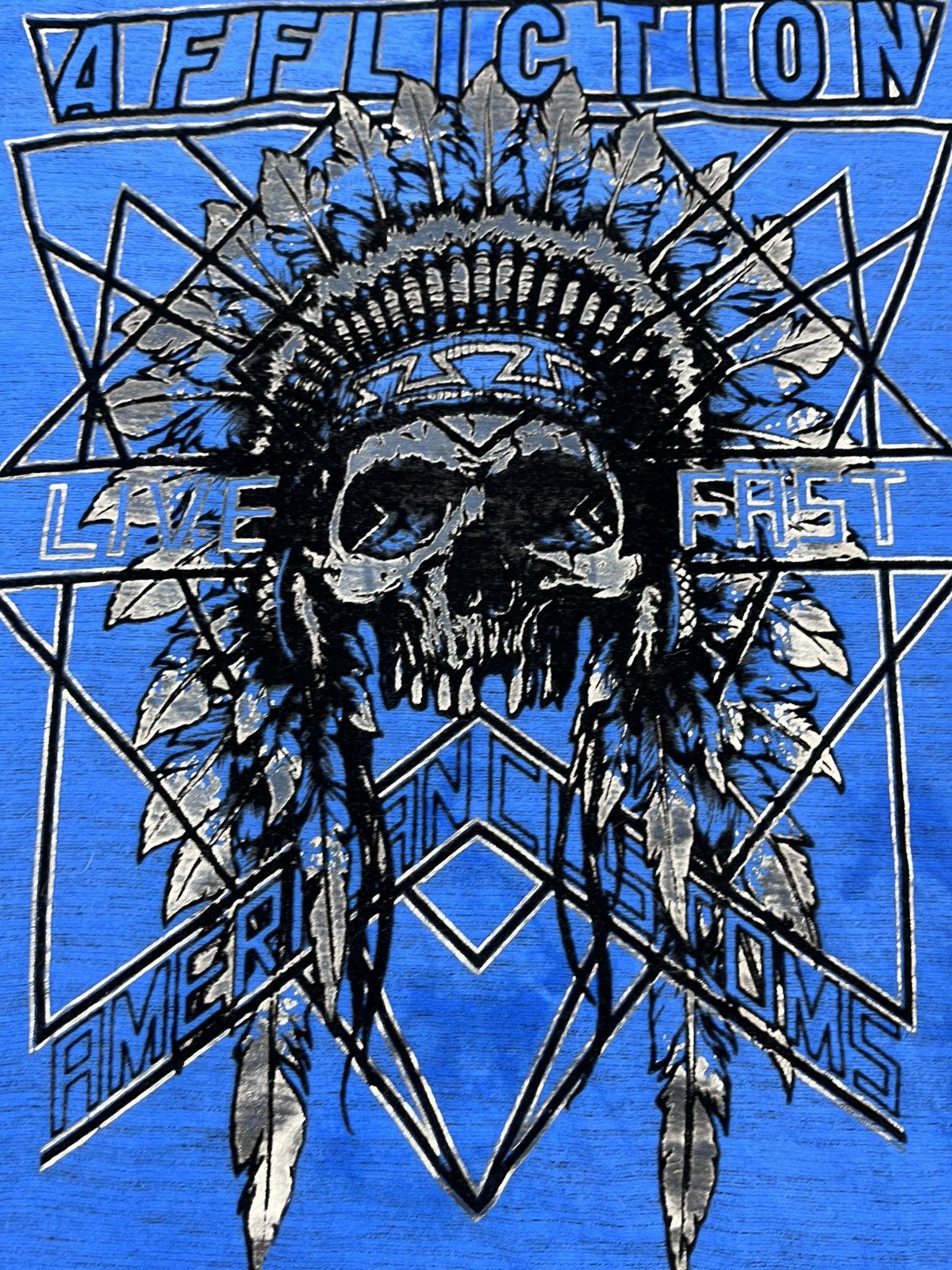 Affliction Mens affliction shirt y2k cross wings mma elite punk Size US S / EU 44-46 / 1 - 8 Thumbnail