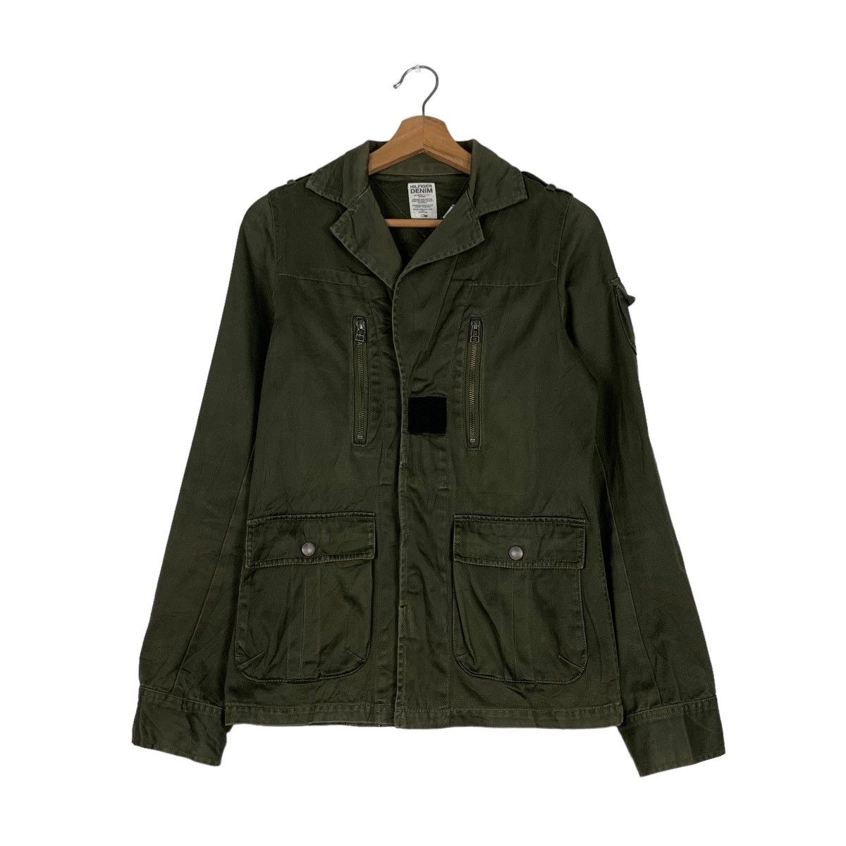 Tommy Hilfiger HILFIGER DENIM Four Pocket Field Jacket #0903-C40 Size US S / EU 44-46 / 1 - 1 Thumbnail