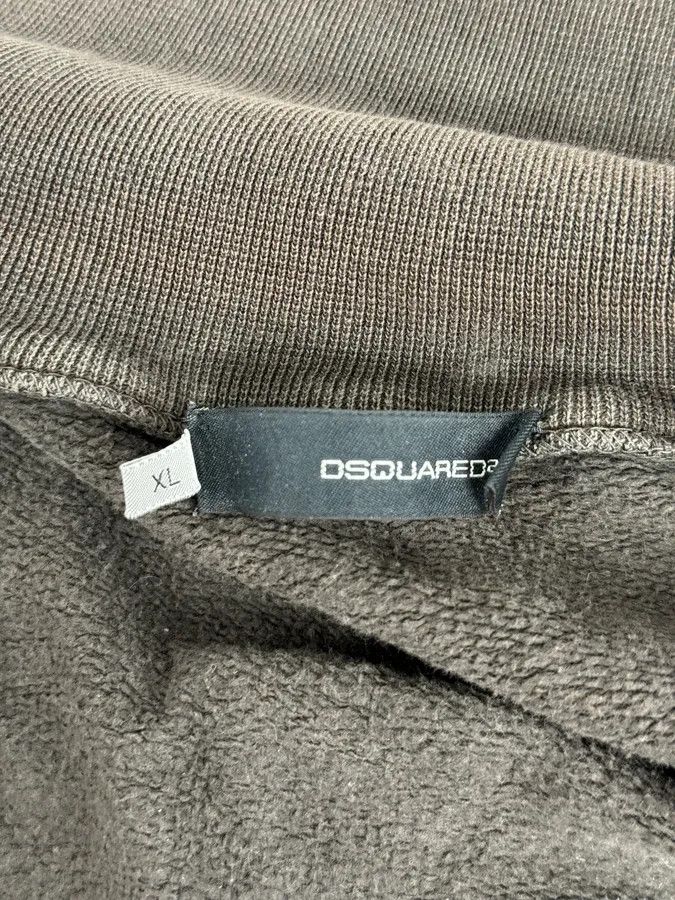 Dsquared2 AW2005 Dsquared2 Brown Religious Graphic Zip-Up Sweater Size US L / EU 52-54 / 3 - 10 Thumbnail