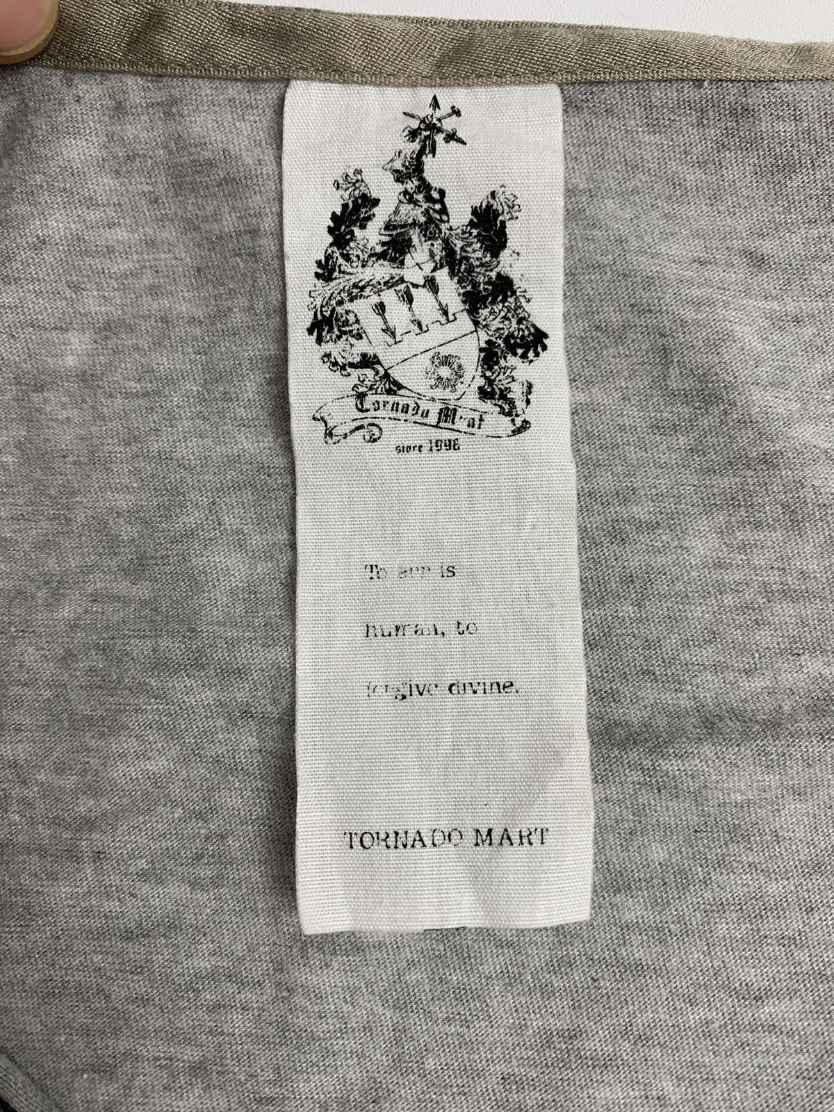 Tornado Mart Y2k TORNADO MART Longsleeve Neckless With Iconic Graphic Size M / US 6-8 / IT 42-44 - 3 Thumbnail