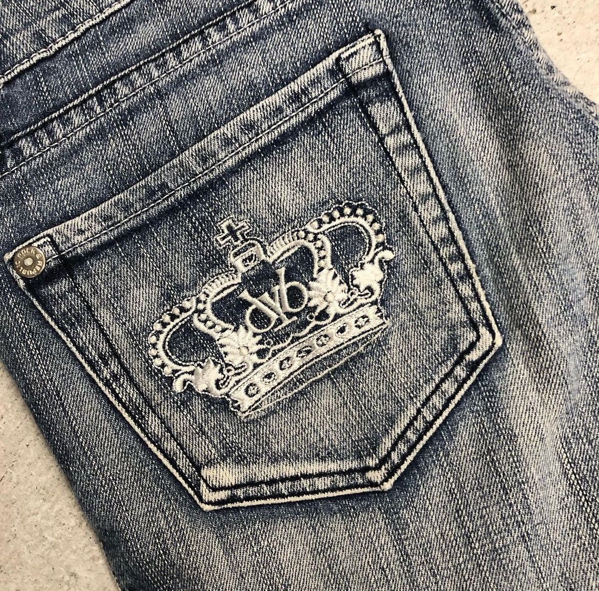 Rock & Republic × Vintage Embroided Flared Rock Republic Jeans (Low Rise) Size 26" / US 2 / IT 38 - 2 Thumbnail