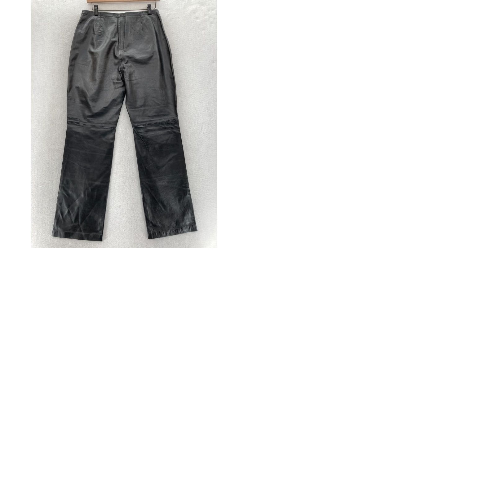 Croft & Barrow Croft & Barrow Leather Pants Women's 10 Black Lined Y2K NWT Vintage Lambskin Pants Size 32" / US 10 / IT 46 - 9 Thumbnail