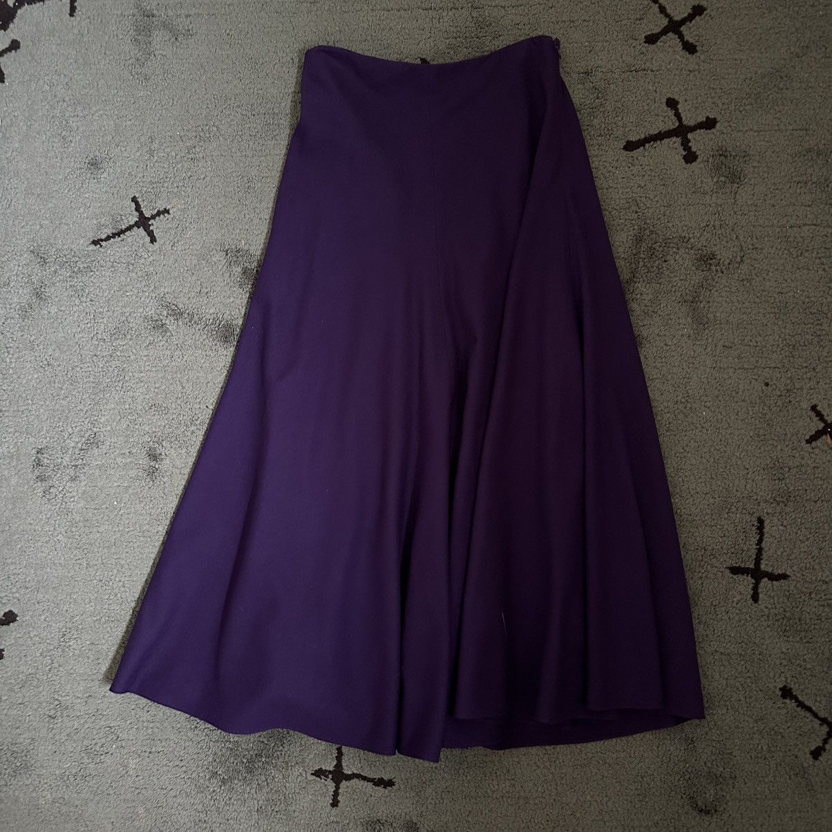 Ralph Lauren Purple Label Vintage Ralph Lauren Purple Label Wool Cashmere Skirt Union Size 27" / US 4 / IT 40 - 1 Thumbnail