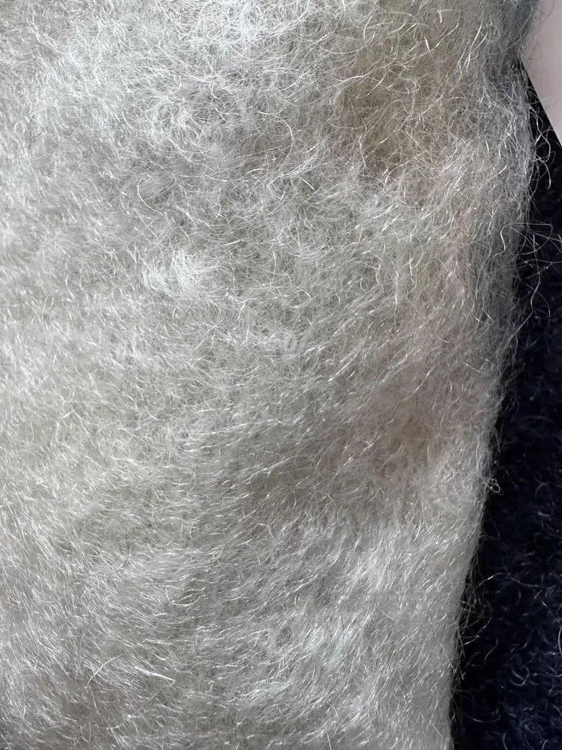 Jil Sander Jil Sander Velvet Mohair Neckwear Minimalist Luxury Shawl Size ONE SIZE - 5 Thumbnail