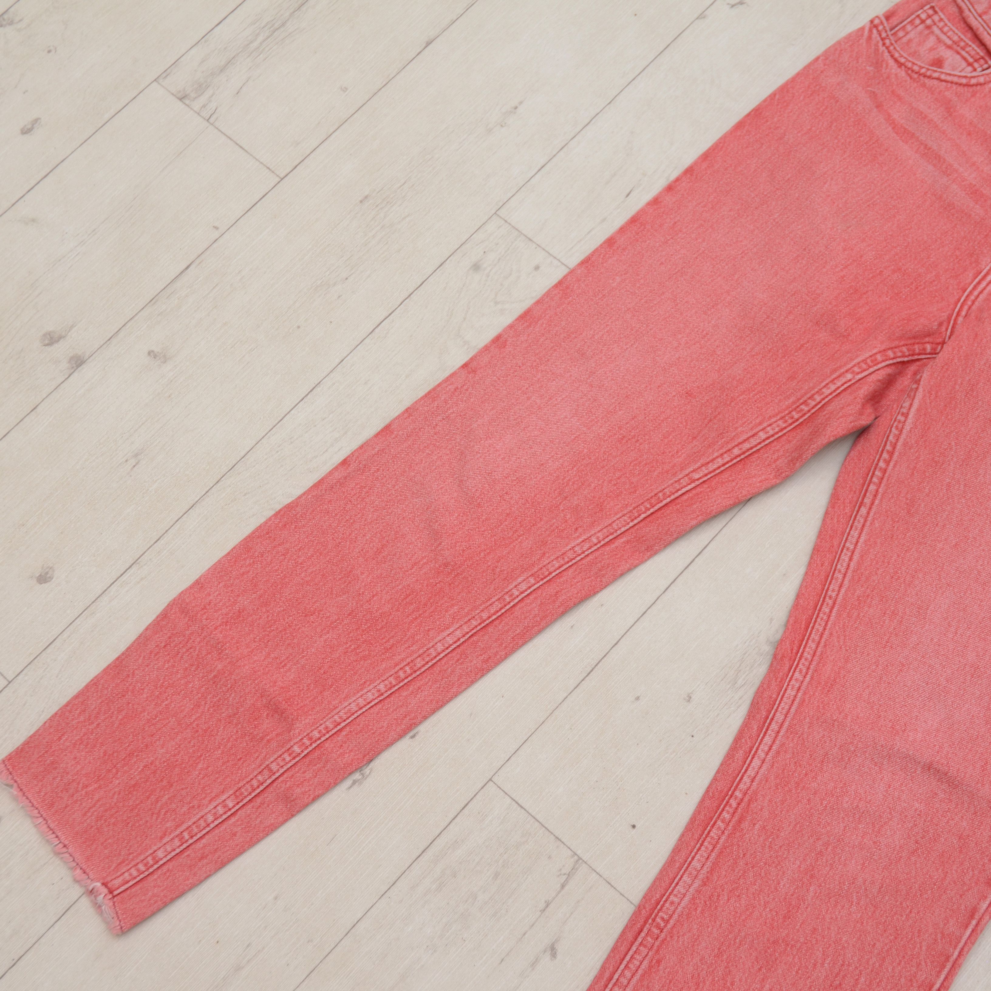 Other Pretty slim jeans CLAUDIE PIERLOT size 36 FR Red Washing Y2K Size 26" / US 2 / IT 38 - 4 Thumbnail