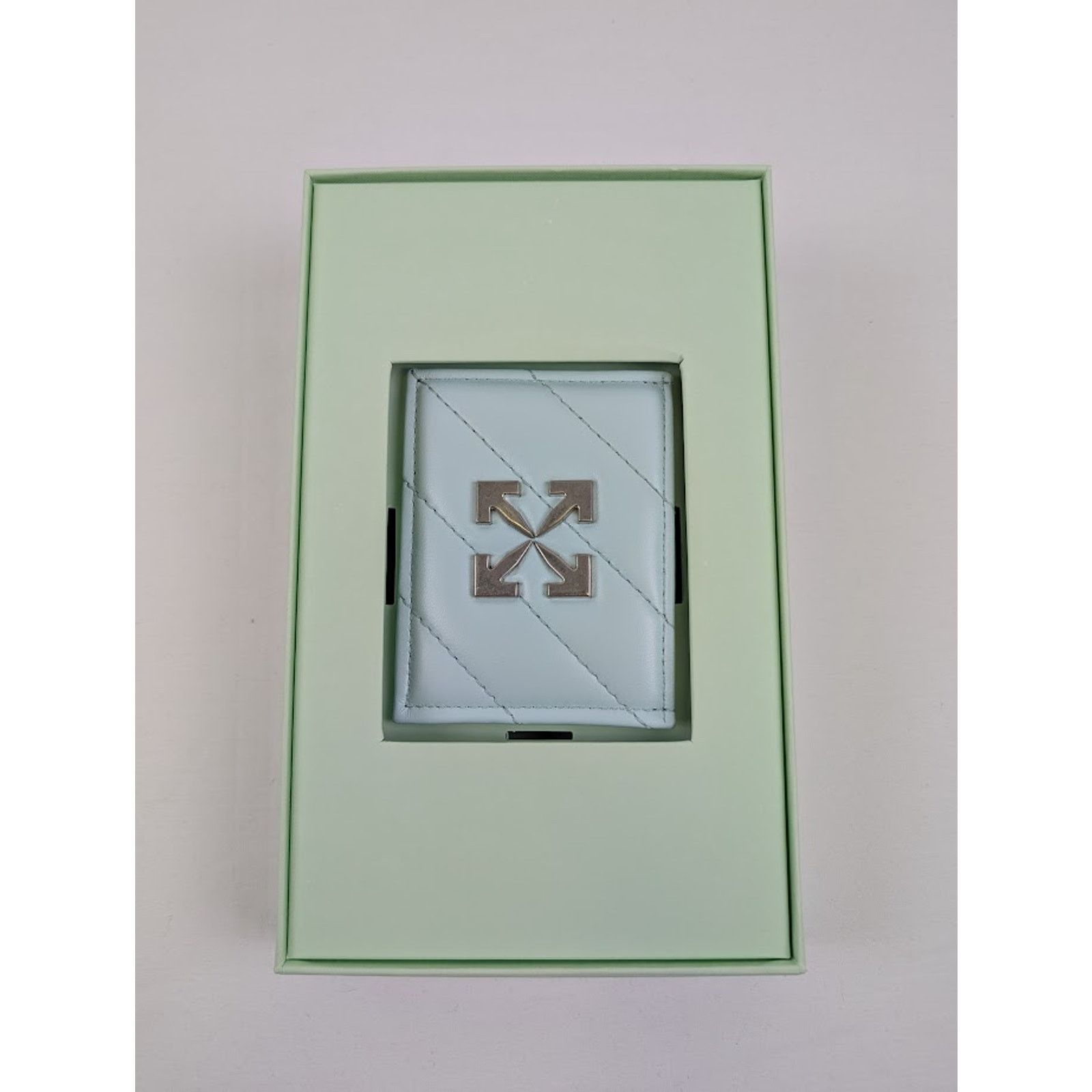 Off-White o1rshd1 DUP / Size: OS / Jack Hammer Card Case in Light Blue Size ONE SIZE - 5 Thumbnail