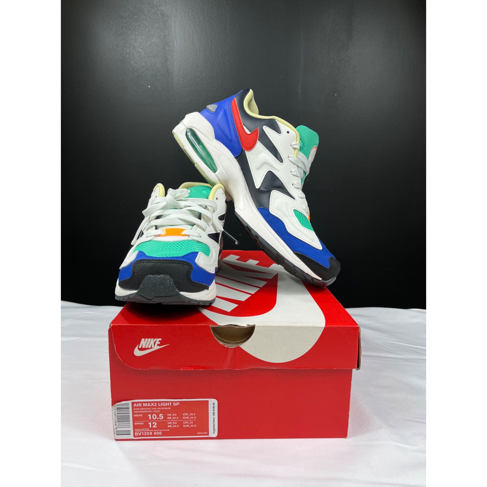 Nike Mens Air Max2 Light SP Sneakers Size SKU 7373