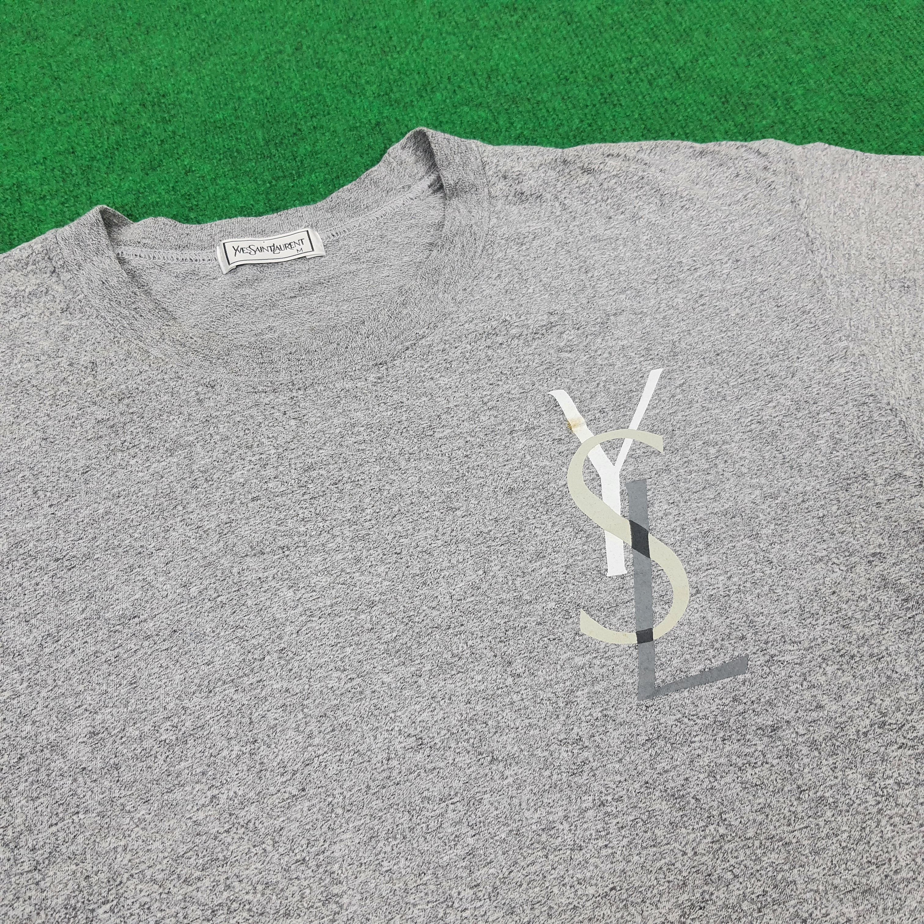 Vintage × Yves Saint Laurent Vintage YSL Yves Saint Laurent T-shirt Size US M / EU 48-50 / 2 - 2 Thumbnail