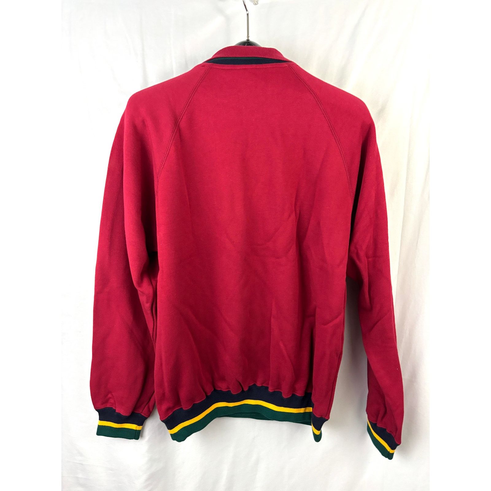 Lacoste Vintage Lacoste IZOD Red Long Sleeve Polo Shirt Medium NEW Size US M / EU 48-50 / 2 - 2 Thumbnail