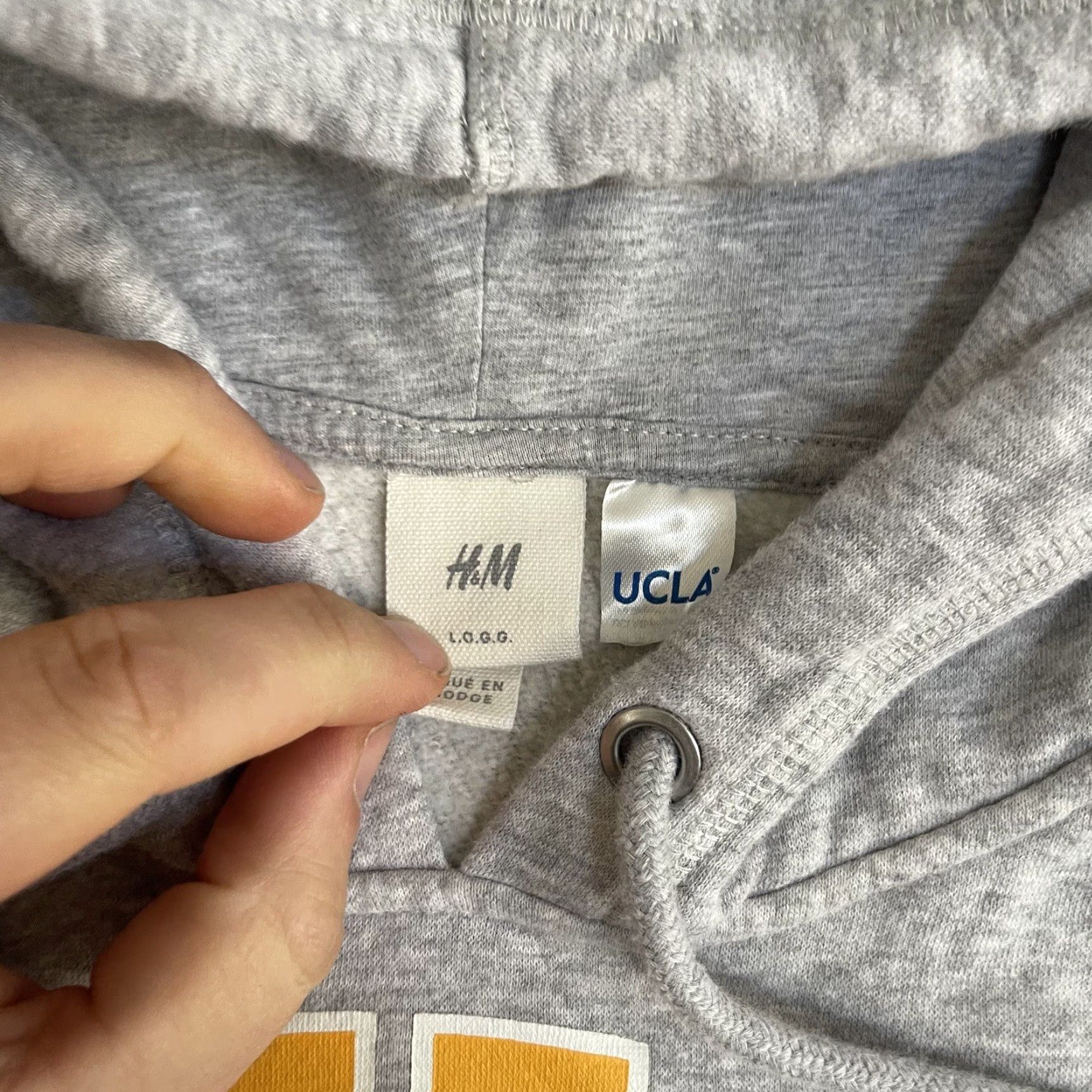 H&M UCLA H&M Hoodie Women's XL Gray Pullover College BOXY Bruins Basketball Y2K Womens Size XL / US 12-14 / IT 48-50 - 3 Thumbnail