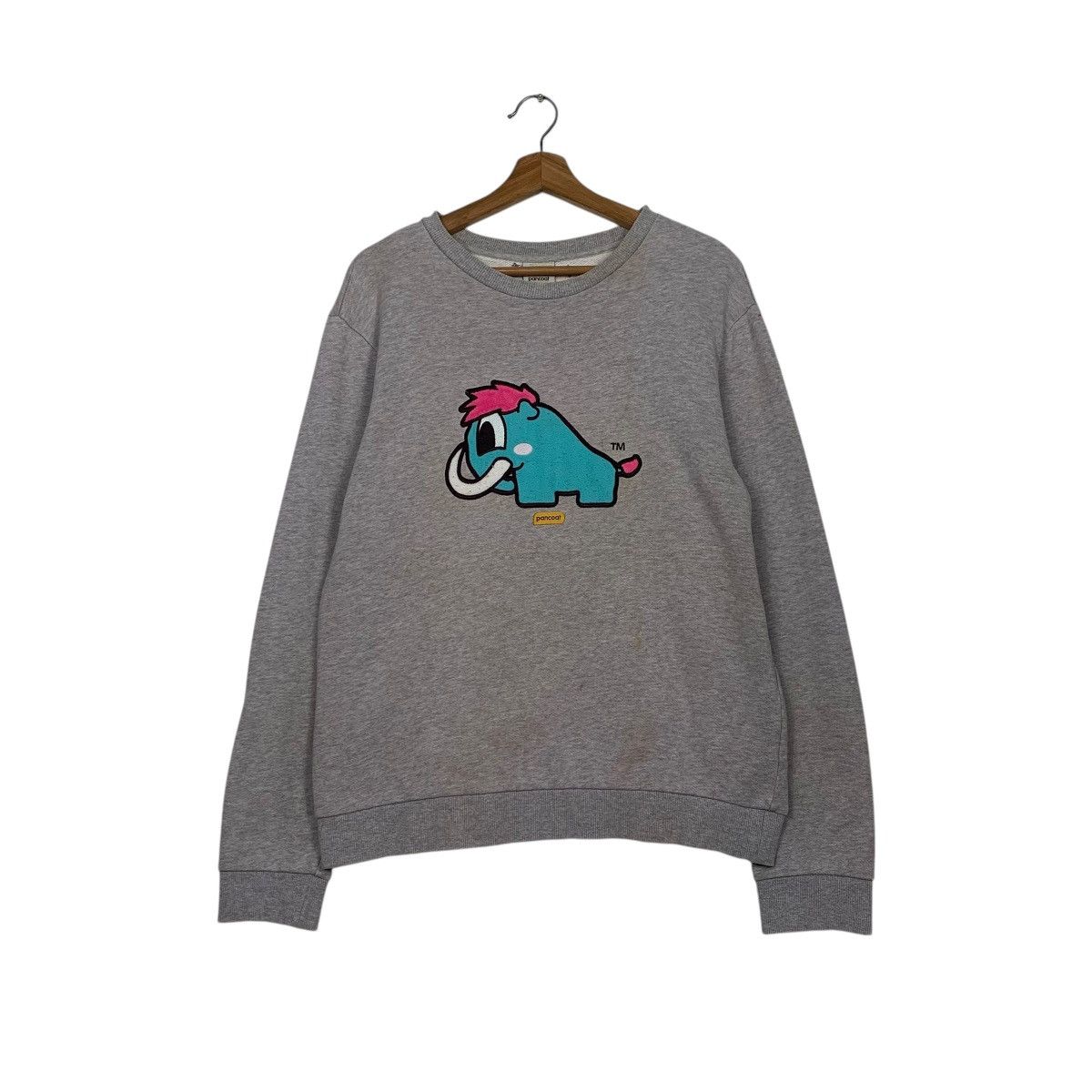 Japanese Brand Pancoat Big Logo Crewneck sweatshirt Size US M / EU 48-50 / 2 - 1 Thumbnail