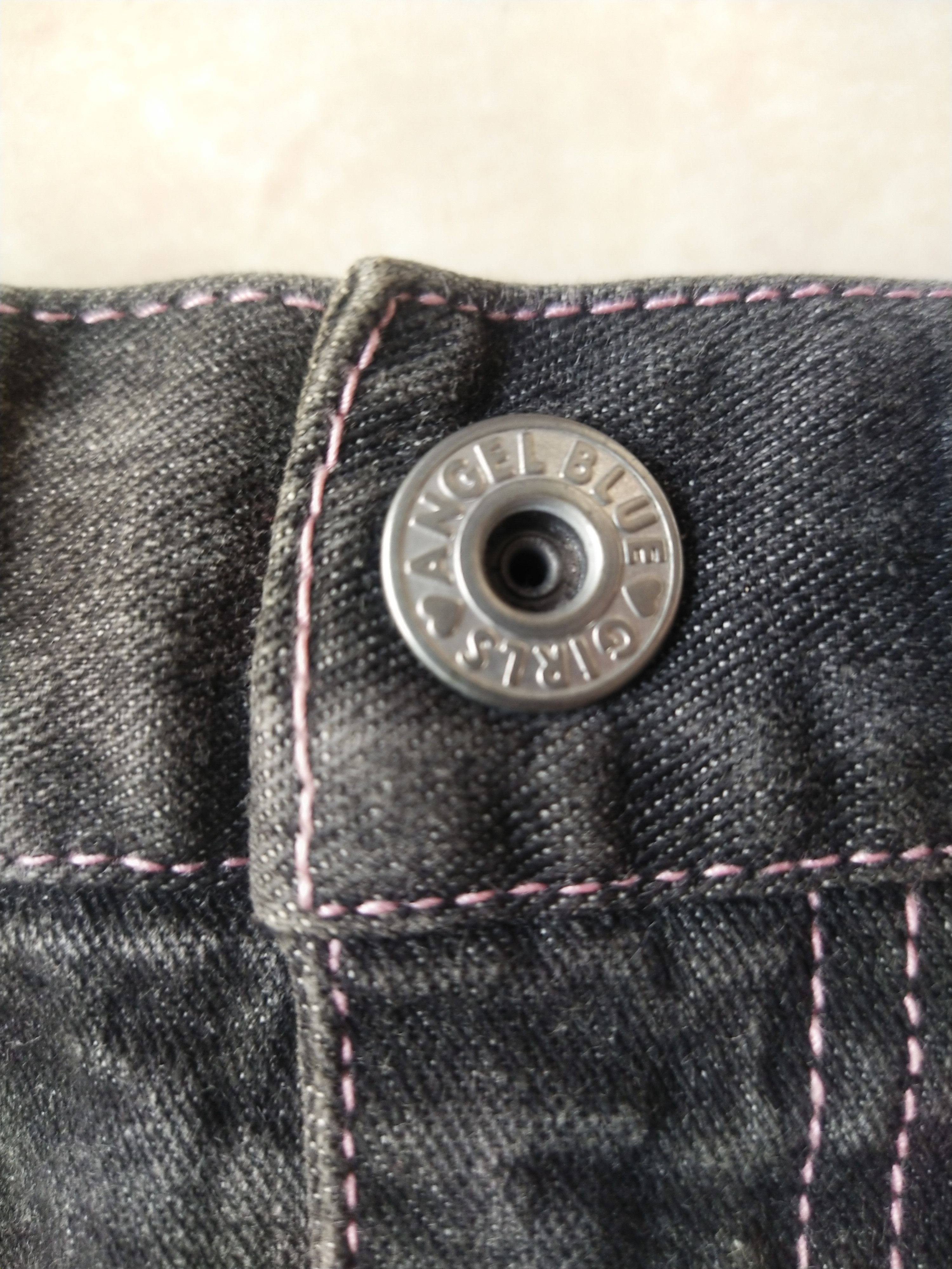 Angel Blue Angel Blue Girls Denim Mini Skirt Y2K Harajuku Kawaii Style Size 25" / US 0 / IT 36 - 8 Thumbnail