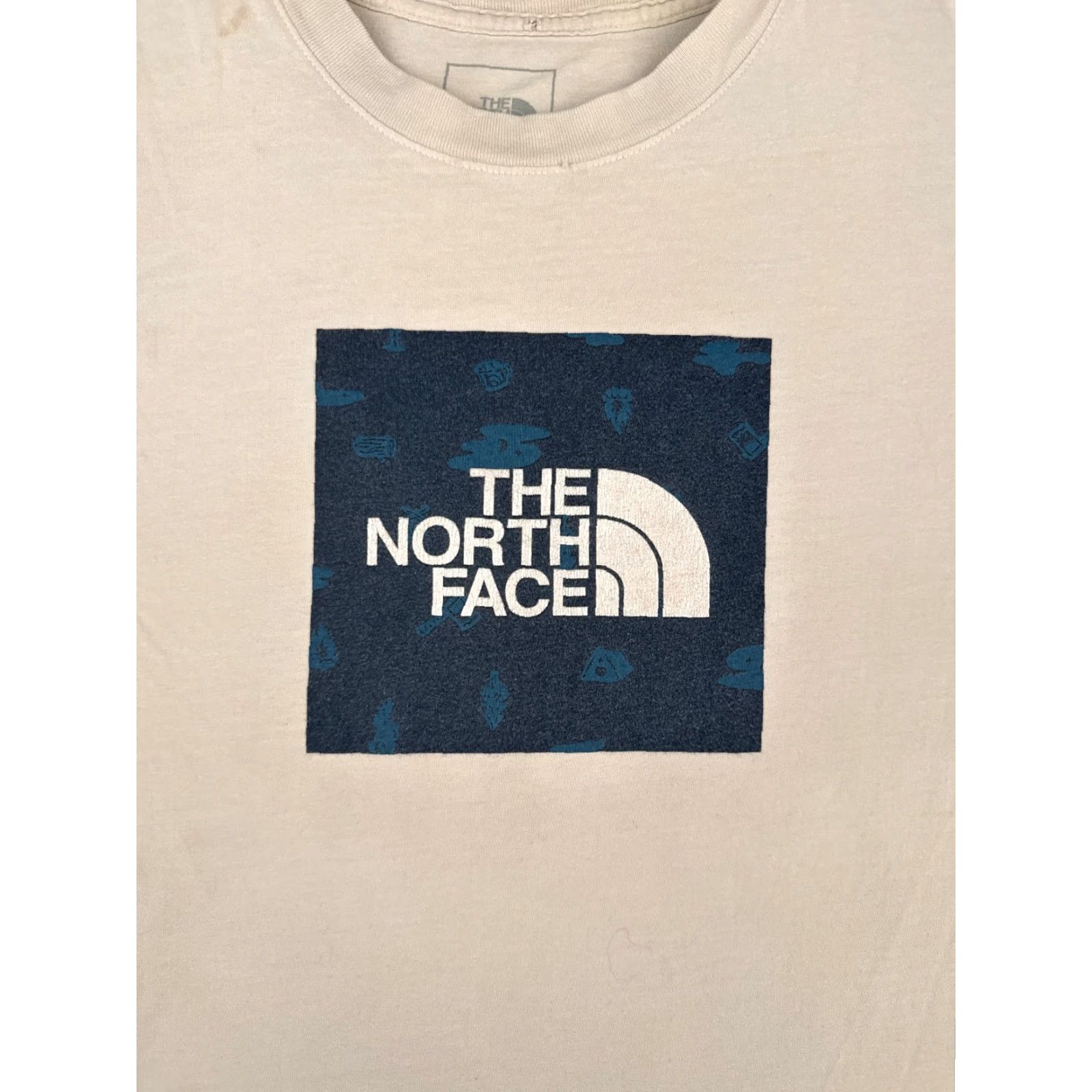 The North Face The North Face Shirt Men S Ivory Short Sleeve Crew Logo 100% Cotton Read Mens S Black Logo Classic Outdoor Seasonal Wear Size US S / EU 44-46 / 1 - 6 Thumbnail