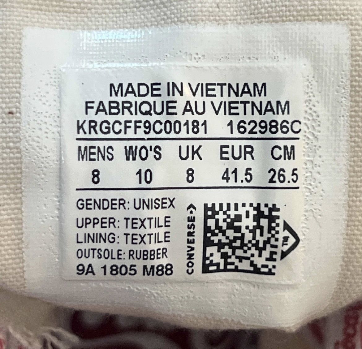 Coca Cola × Converse × Kith Kith x Coca-Cola x Chuck 70 Hi 'Russia' Size US 8 / EU 41 - 2 Thumbnail