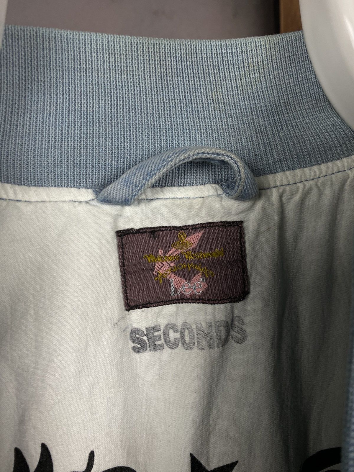 Vivienne Westwood 🔥VTG 90s Bomber Jeans Jacket Vivienne Westwood Lee Seconds🔥 Size US XL / EU 56 / 4 - 18 Thumbnail