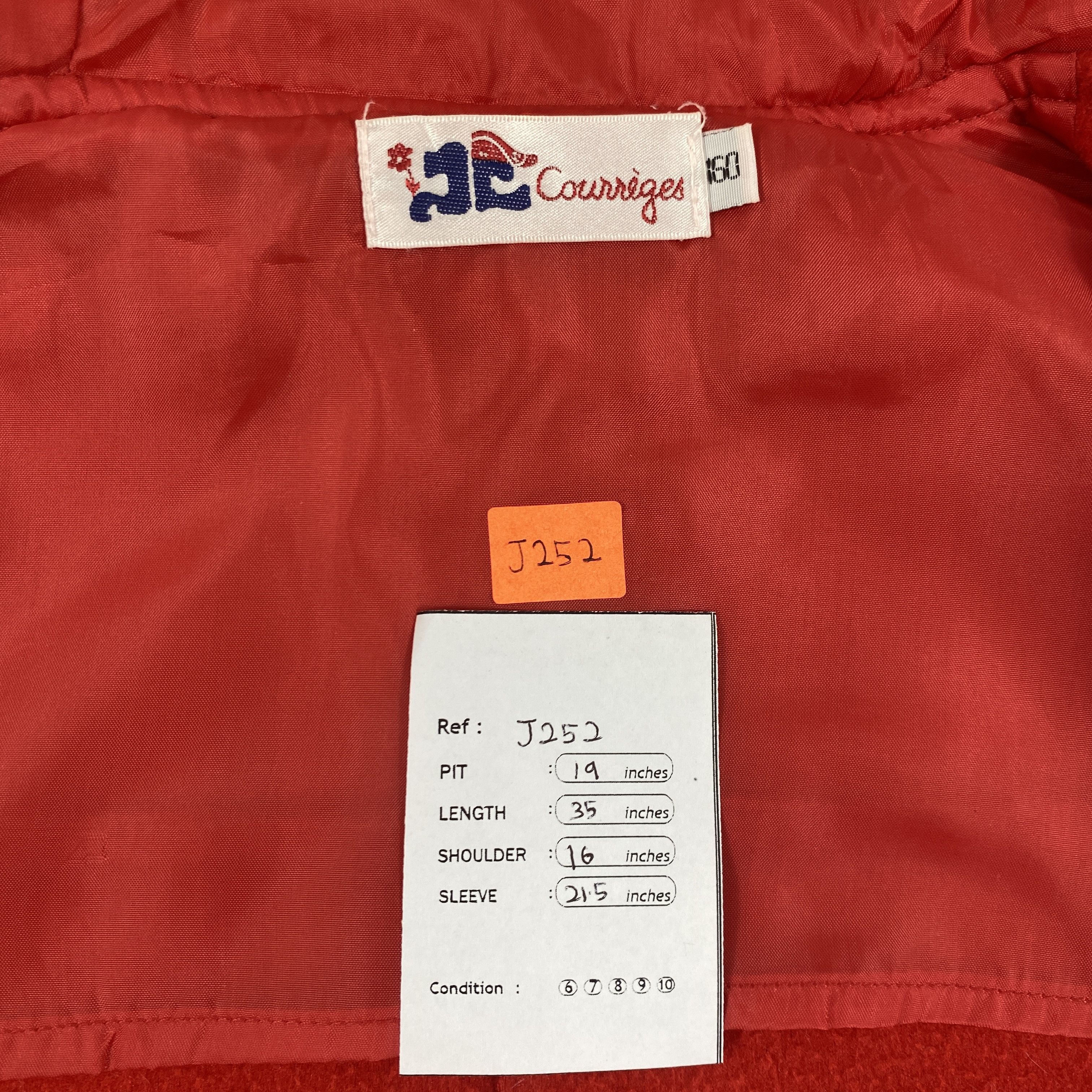 Courreges Vintage Courreges Long Hoodie Jacket - J252 Size US S / EU 44-46 / 1 - 5 Thumbnail