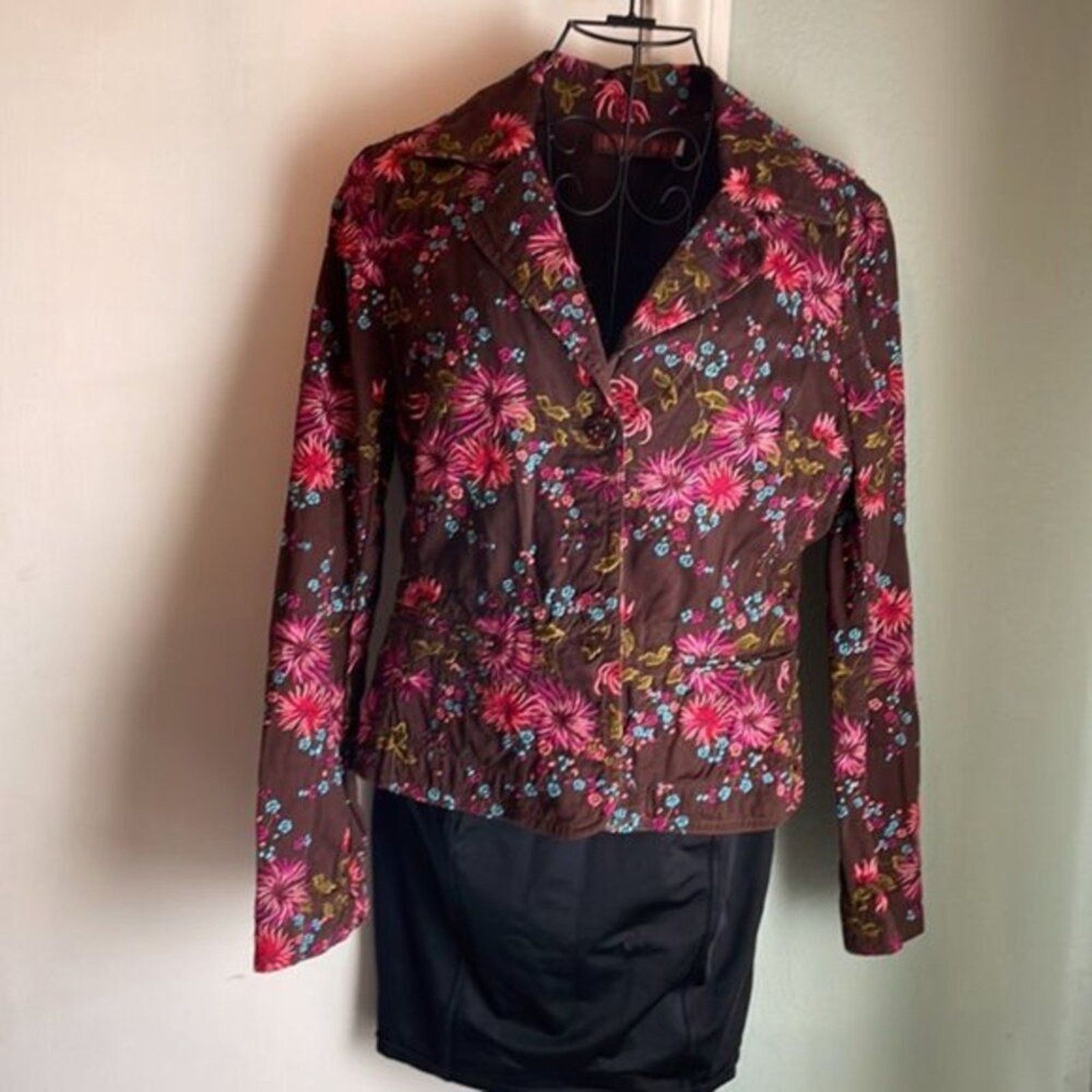 Johnny Was Johnny Was Brown embroidered Blazer S Size S / US 4 / IT 40 - 2 Thumbnail