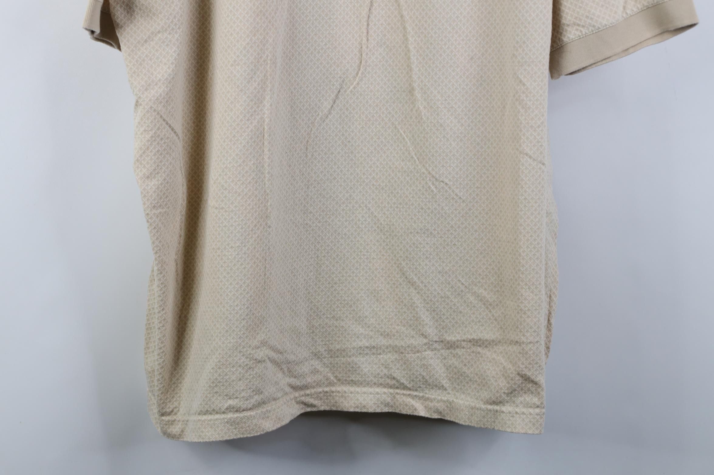 Vintage Vintage 90s Streetwear Knit Collared Golf Polo Shirt Beige Size US XXL / EU 58 / 5 - 3 Thumbnail