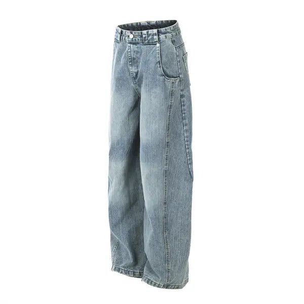 Japanese Brand American retro high street trend washed scimitar jeans Size US 32 / EU 48 - 2 Thumbnail