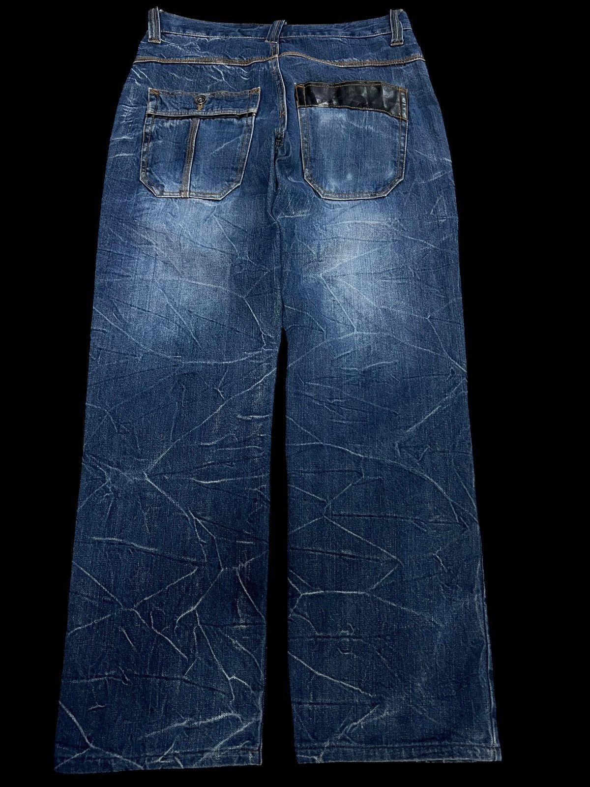 If Six Was Nine × Japanese Brand 💥Vintage 90’s Style Nylaus Clothing Bushpants Clawmark Jean Size US 30 / EU 46 - 2 Thumbnail
