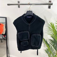 Louis Vuitton Grey Knit utility vest – 4GSELLER-NY