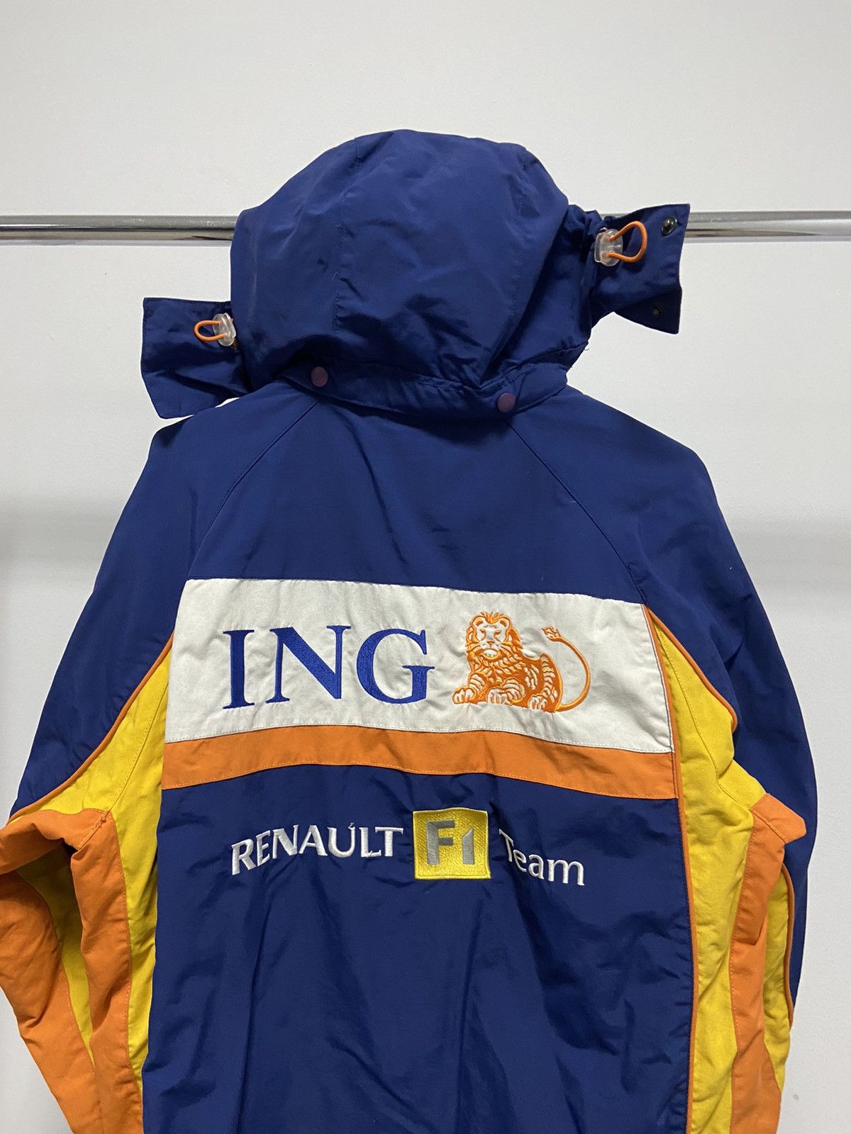 Formula 1 × Vintage Renault F1 Team Racing Jacket Vintage Big Logo Hooded Size US S / EU 44-46 / 1 - 4 Thumbnail