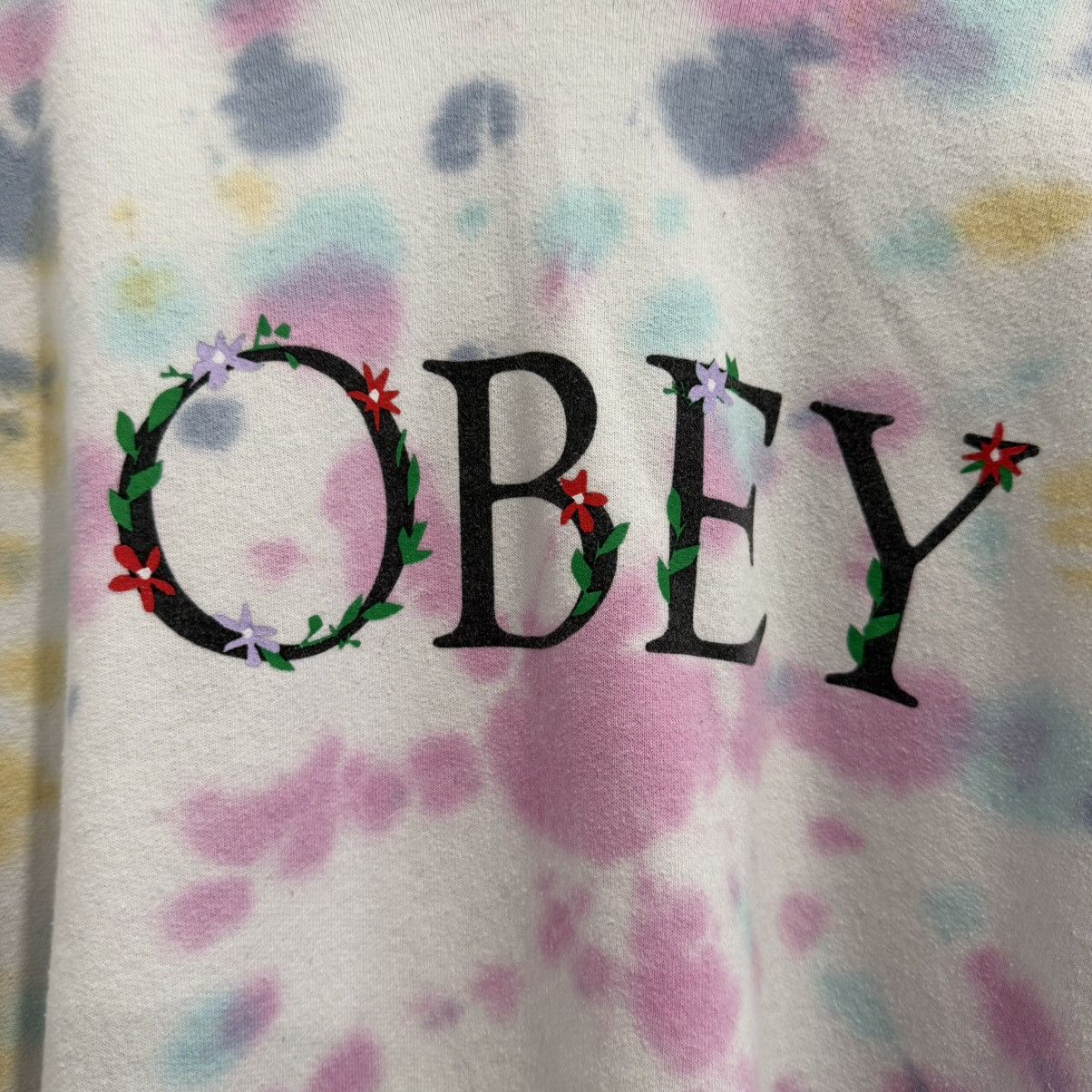 Obey Tie Dye Obey Hoodie Size L / US 10 / IT 46 - 2 Thumbnail