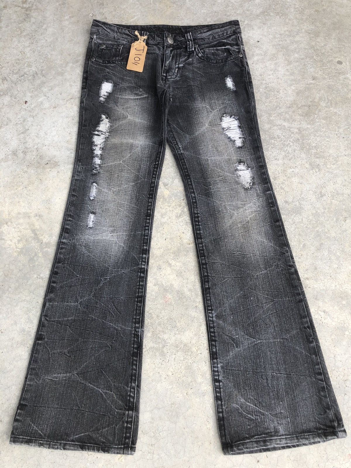 If Six Was Nine Japanese Original Flared Jeans Distressed Jeans Size US 32 / EU 48 - 1 Thumbnail