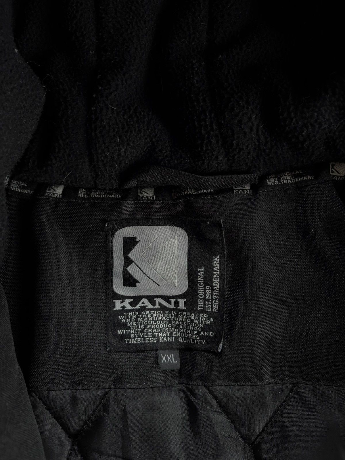 Karl Kani 00s Karl Kani Big Logo Baggy Hooded Bomber Jacket XXL Size US XXL / EU 58 / 5 - 10 Thumbnail