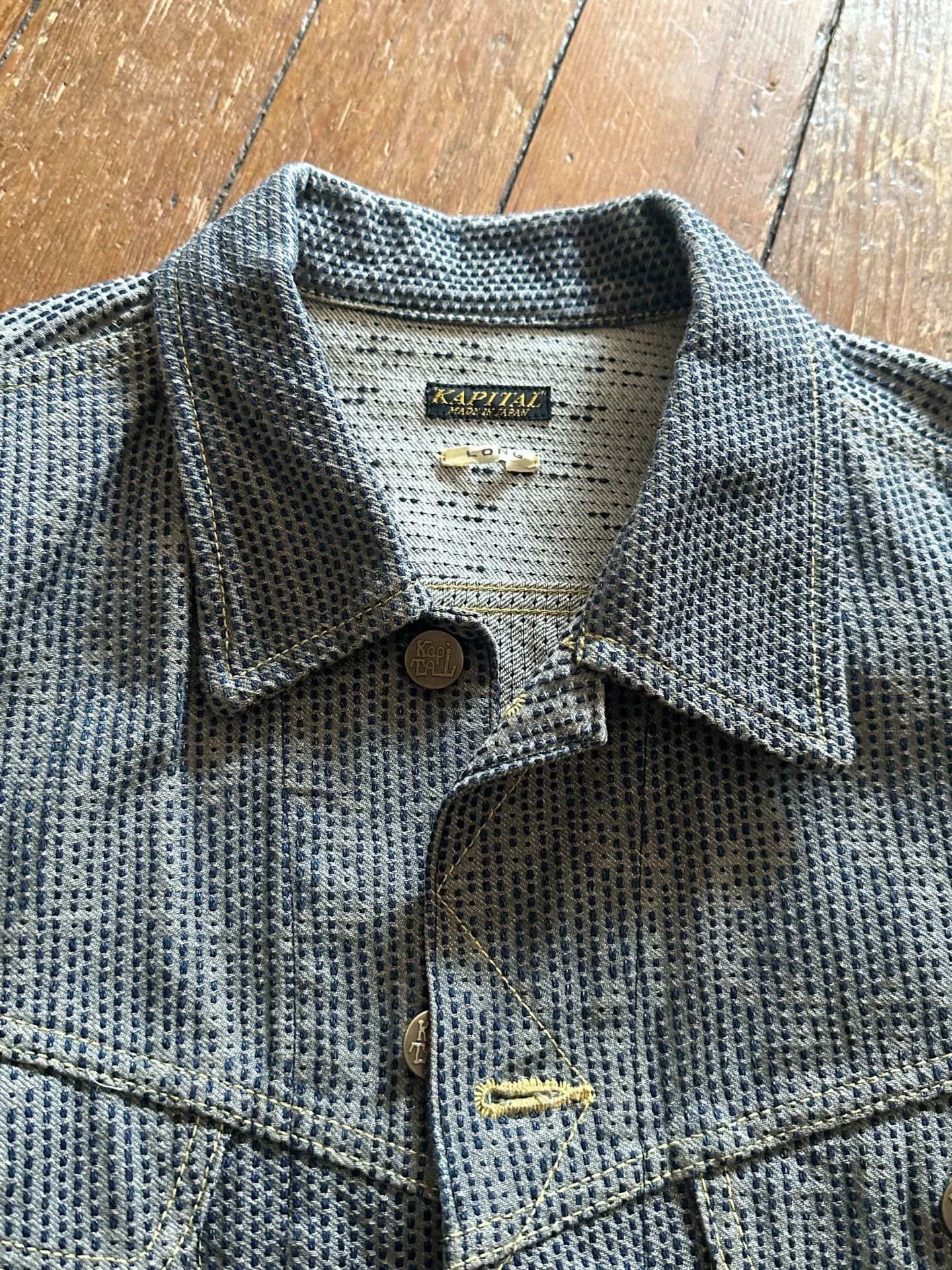 Kapital kapital刺子风暴骑士夹克 denim jacket Size US L / EU 52-54 / 3 - 4 Thumbnail