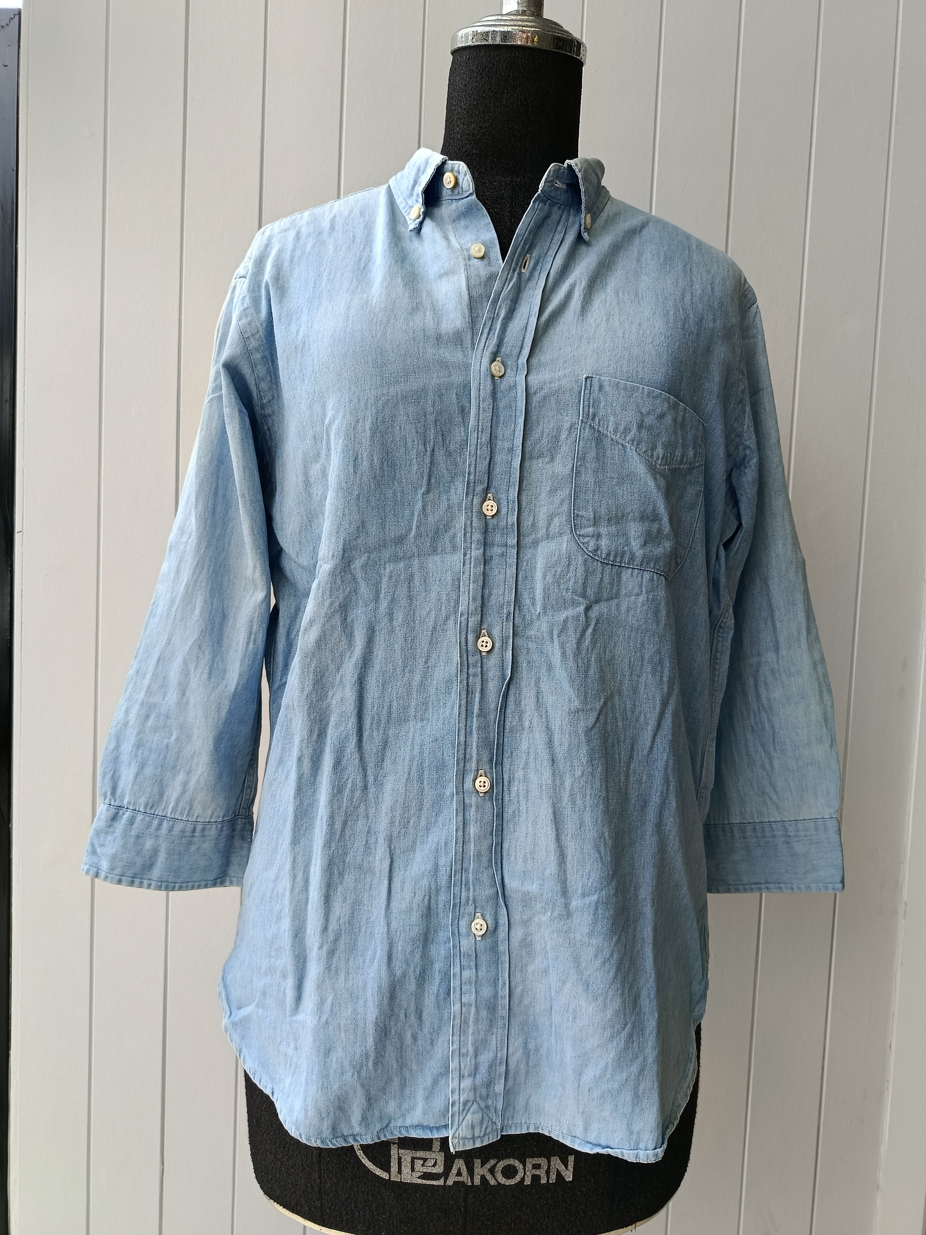 BEAUTY&YOUTH × United Arrows UNITED ARROWS Beauty Youth denim chambray faded shirt Size US M / EU 48-50 / 2 - 4 Thumbnail