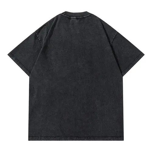 VIBE Watched Rock Retro Skull Head with Letter Short Sleeve Tee Size US XL / EU 56 / 4 - 1 Thumbnail