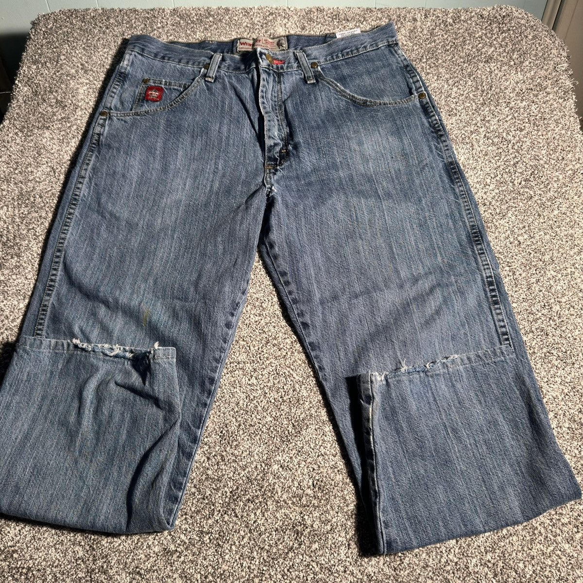 Wrangler Wrangler pbr jeans 34x30 Size US 34 / EU 50 - 1 Thumbnail