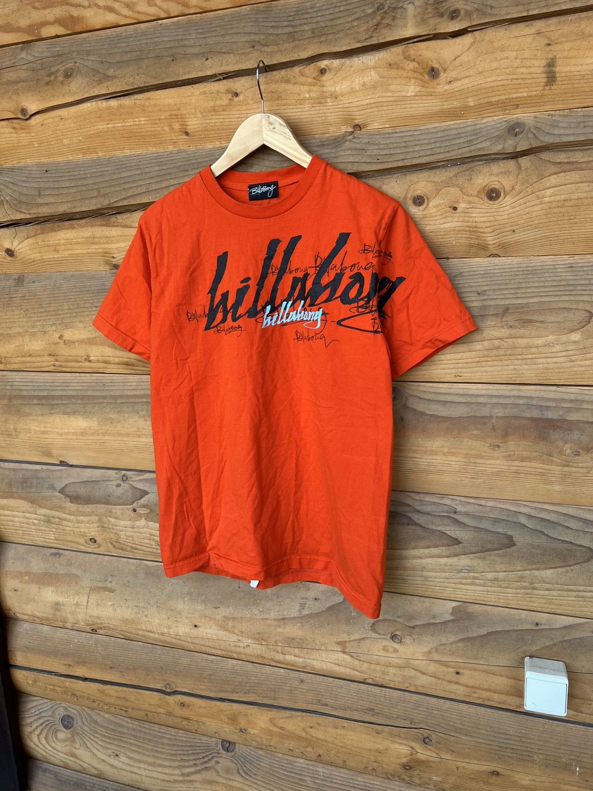 Billabong VINTAGE Y2K BILLABONG BIG LOGO SURF CORE BAGGY T SHIRT HYPE Size US L / EU 52-54 / 3 - 1 Thumbnail