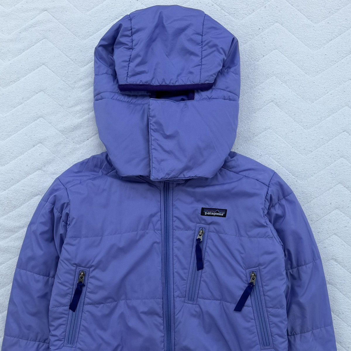 Patagonia Patagonia Purple Puffer Hooded Jacket Size XS / US 0-2 / IT 36-38 - 4 Thumbnail