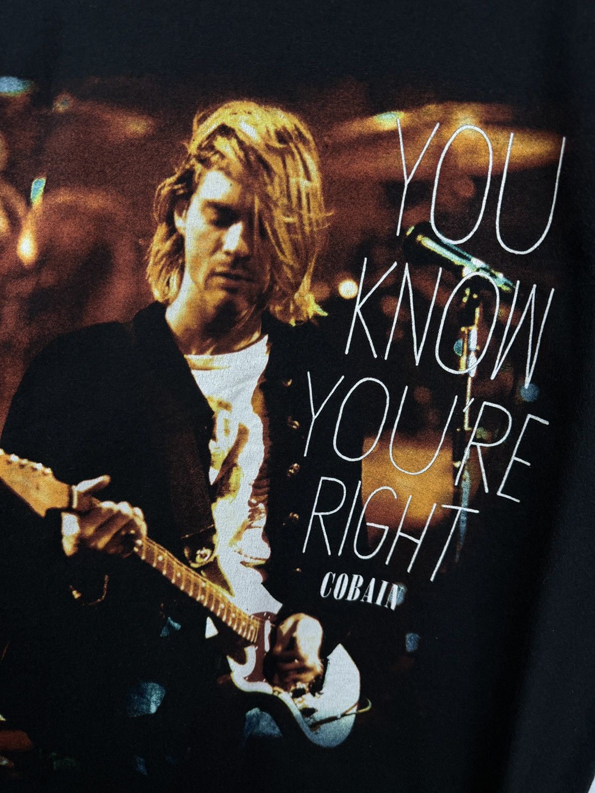 Nirvana 🇺🇸 Vintage Y2K Nirvana You Know You’re Right Kurt Cobain Tee Size US M / EU 48-50 / 2 - 5 Thumbnail