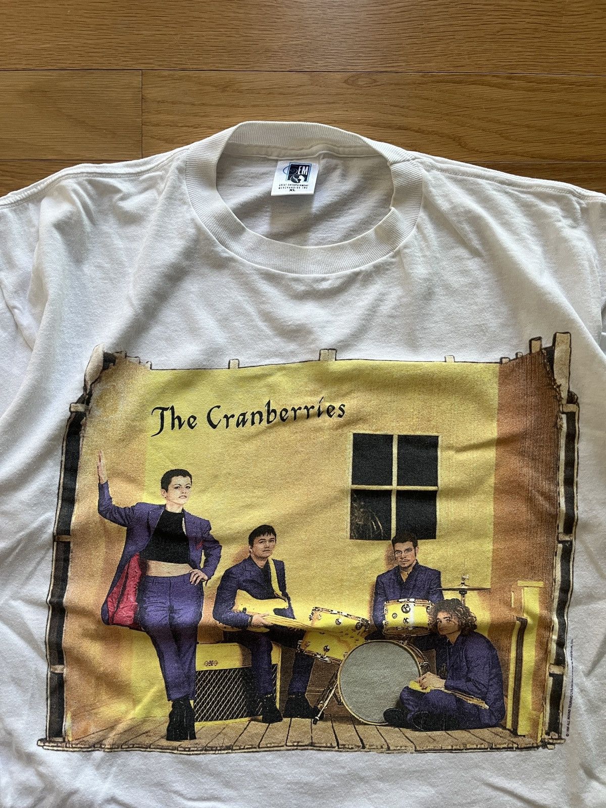 Band Tees 1997 the cranberries album promo t-shirt Size US XL / EU 56 / 4 - 2 Thumbnail