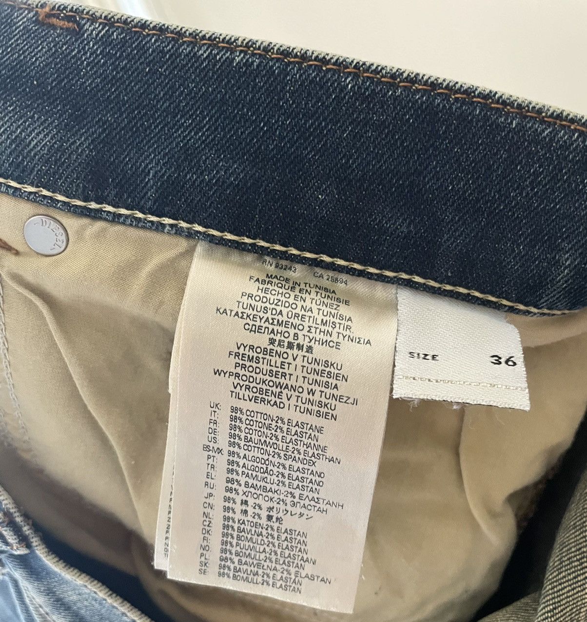 Diesel Bootcut Jeans 2021 D-Vocs 09b91 Size US 36 / EU 52 - 7 Thumbnail