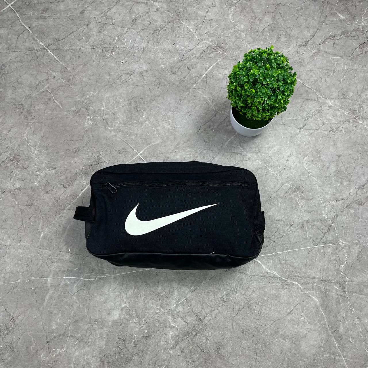 Nike Nike Big Logo Brasilia Shoes Black/White Bag Size ONE SIZE - 5 Thumbnail