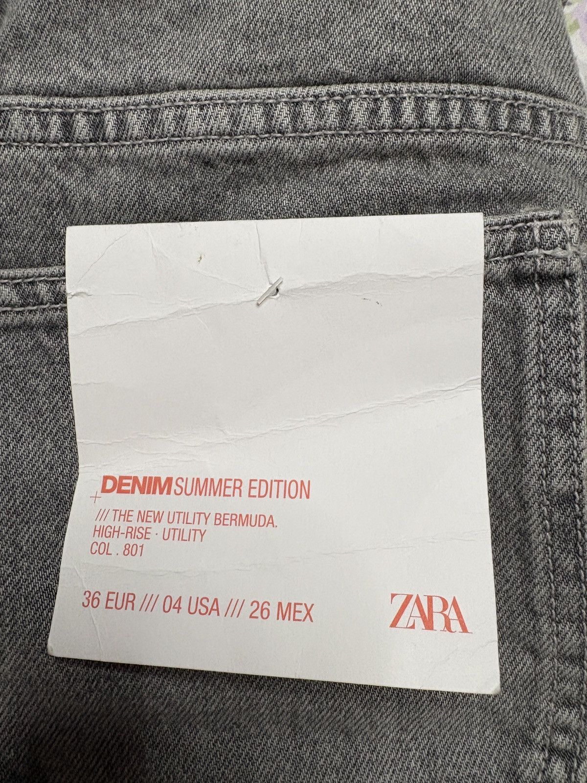 Zara jean shorts / jorts Size 27" / US 4 / IT 40 - 3 Thumbnail