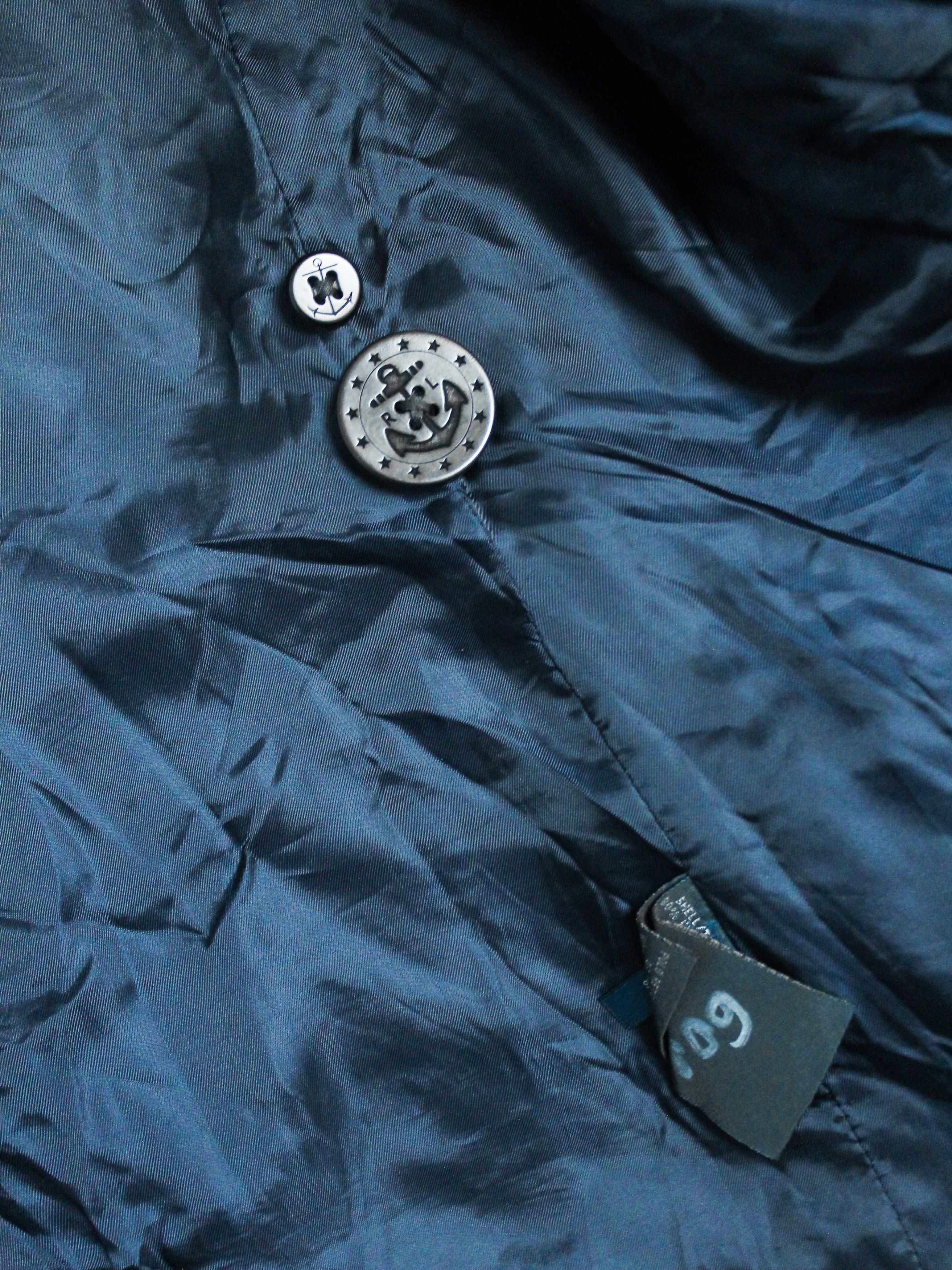 Polo Ralph Lauren POLO RALPH LAUREN DOUBLEBREASTED MENS WOOL COAT BLUE L Size US L / EU 52-54 / 3 - 16 Thumbnail