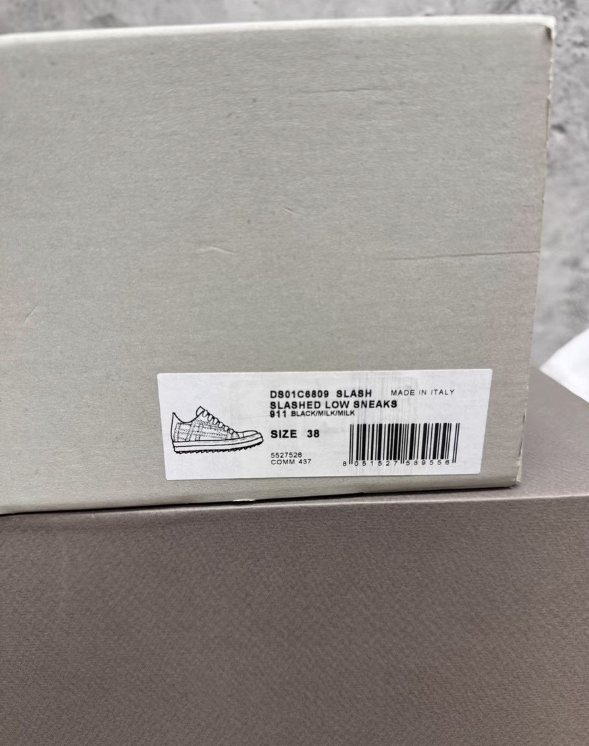Rick Owens Rick Owens DRKSHDW Slash Cut Low Canvas Sneakers K37 Size US 8 / IT 38 - 5 Thumbnail