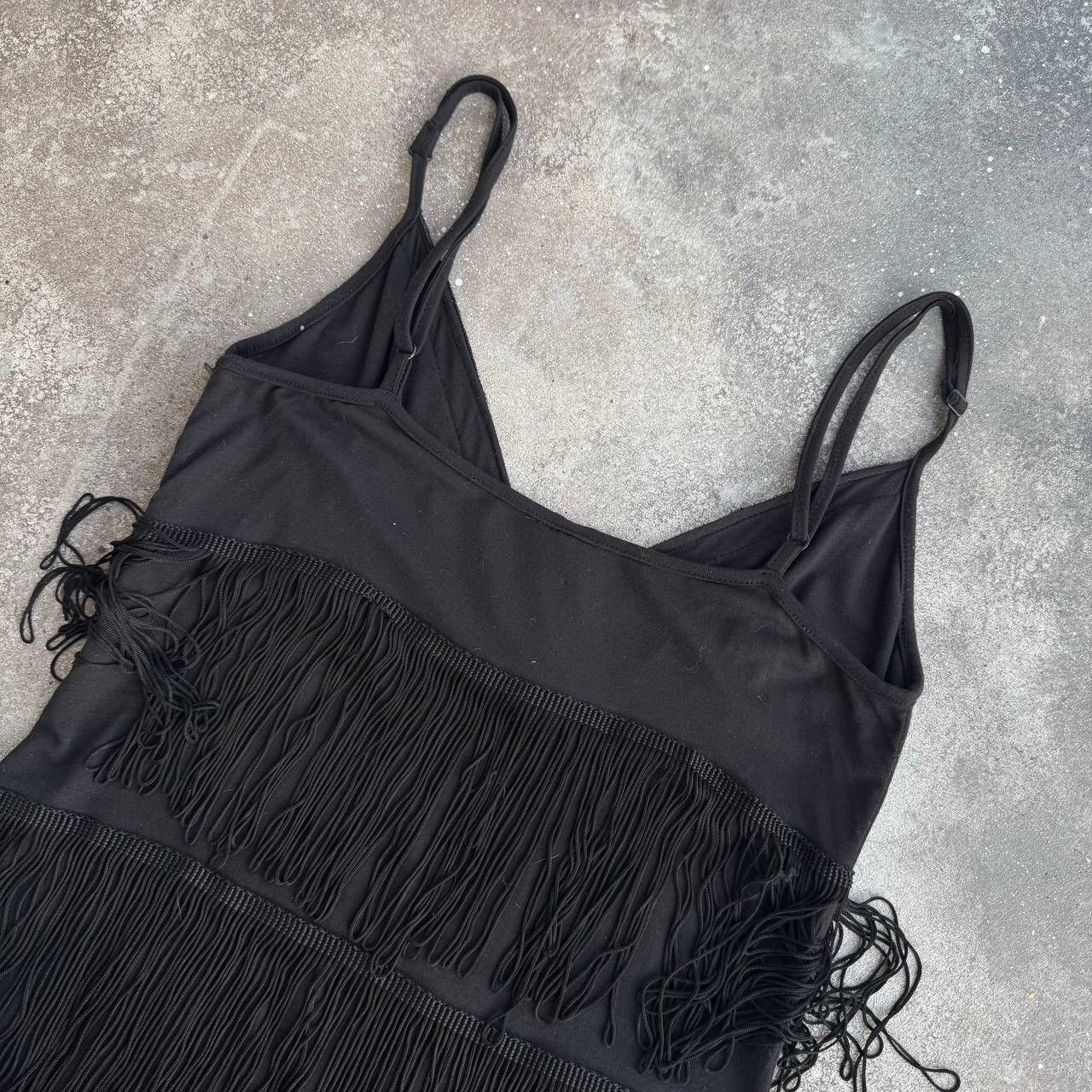 Dolce & Gabbana D&G Dolce & Gabbana Vintage Fringe Details Midi Dress Size M / US 6-8 / IT 42-44 - 11 Thumbnail