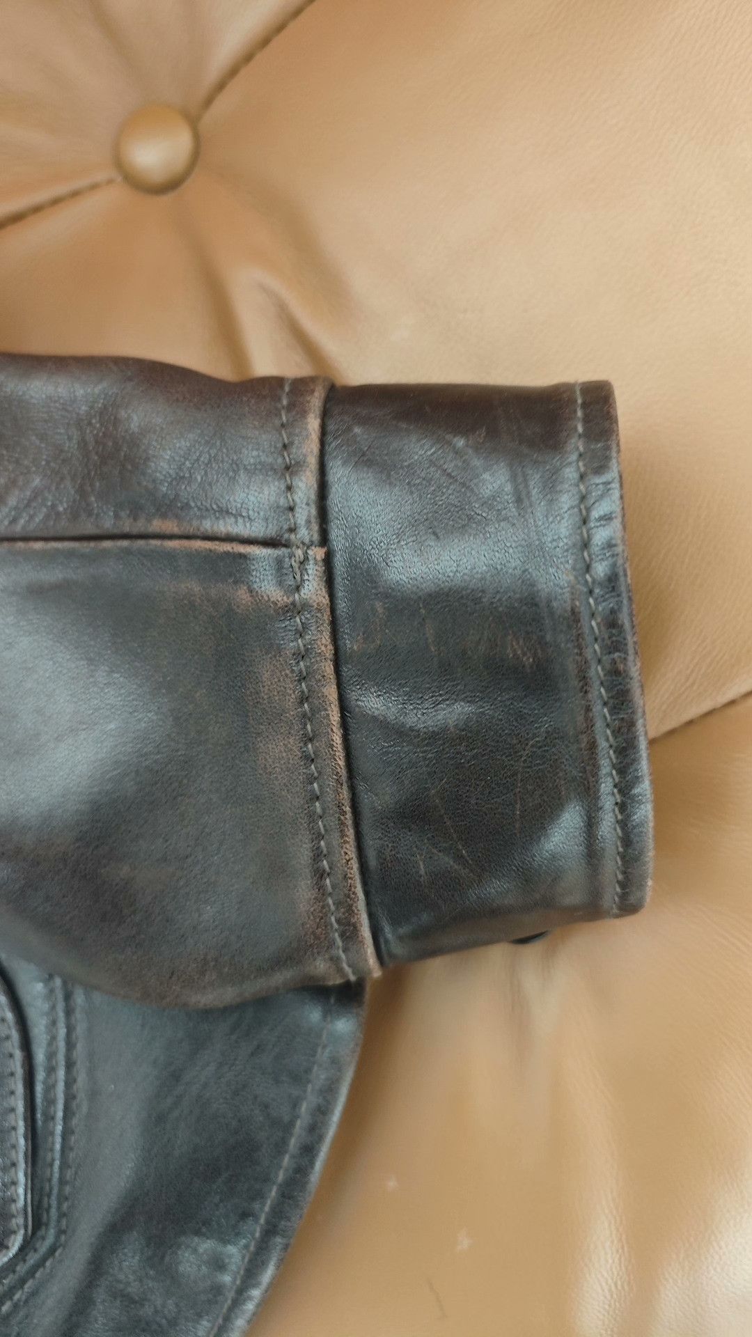 Y'2 Leather Y2 Leather Horsehide Biker Jacket. Size US XXS / EU 40 - 7 Thumbnail