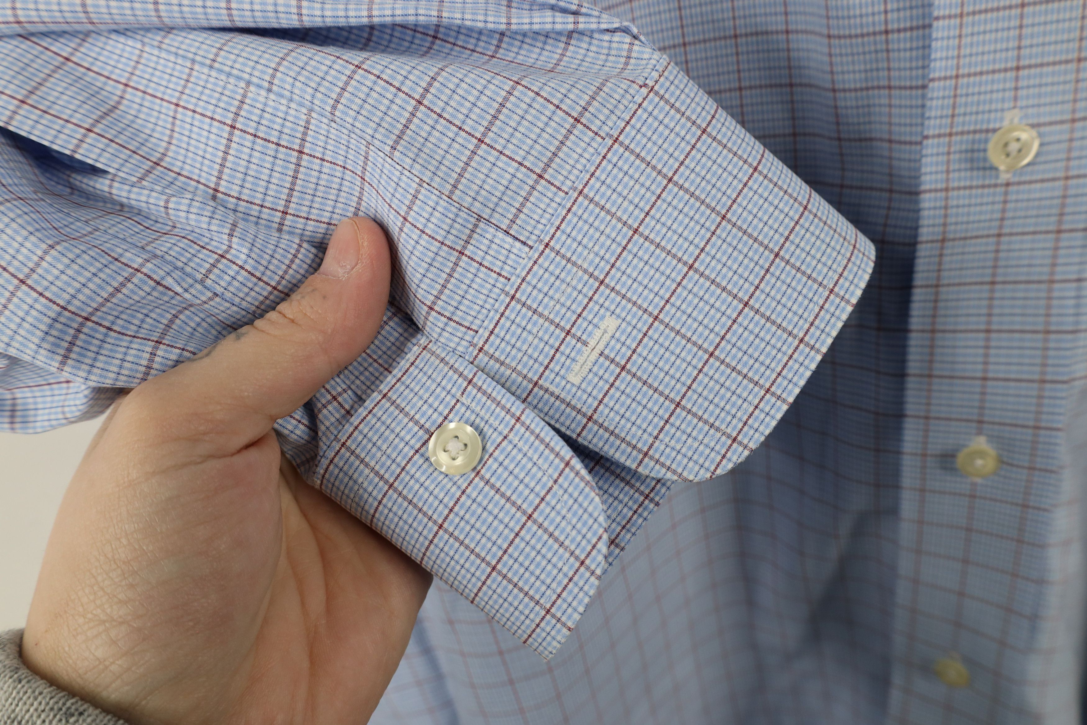 Brooks Brothers × Vintage Vintage Brooks Brothers Collared Button Shirt Plaid Cotton Size US M / EU 48-50 / 2 - 5 Thumbnail
