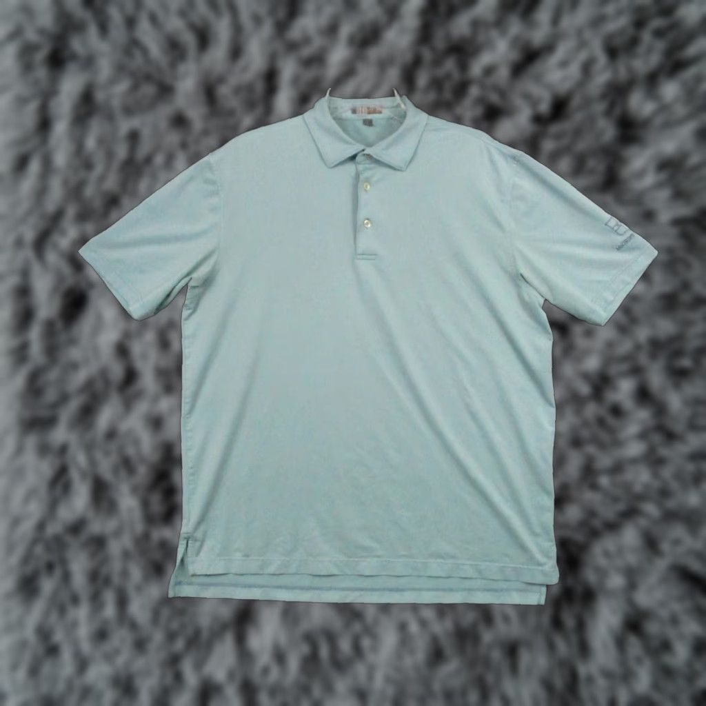 Peter Millar Peter Millar Summer Comfort Polo Shirt Large Mens Mint Green Size US L / EU 52-54 / 3 - 1 Thumbnail