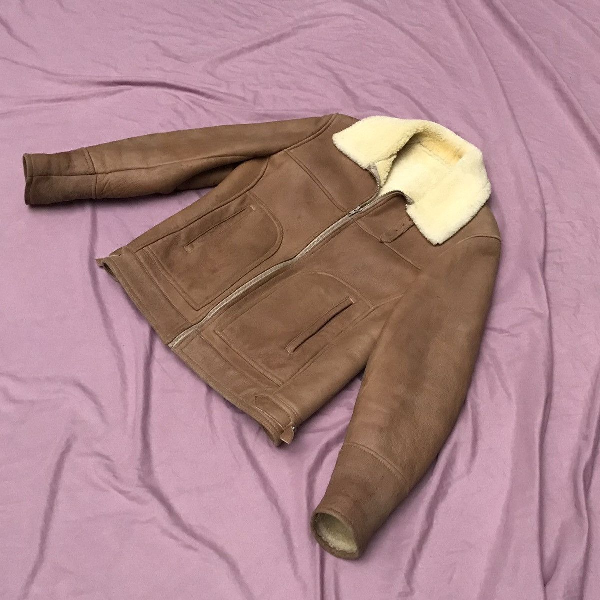 Other Beautiful sheepskin shearling tan jacket Size US M / EU 48-50 / 2 - 3 Thumbnail