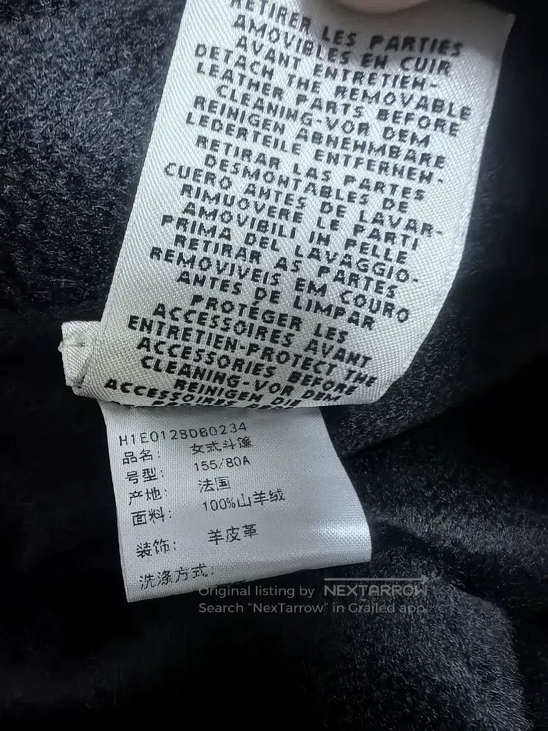 Hermes Hermes Black cashmere cloak, 100% cashmere material Size XXS / US 00 / IT 34 - 7 Thumbnail