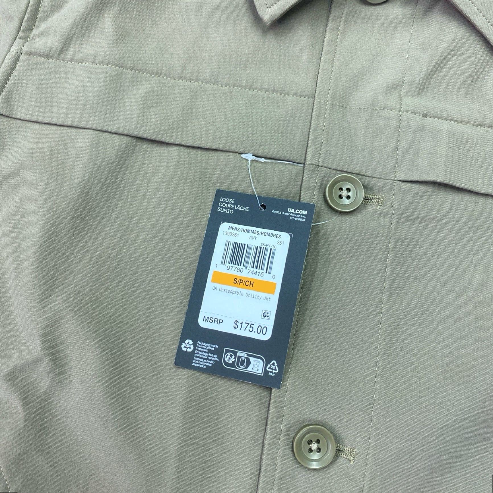 Under Armour Under Armour Unstoppable Utility Jacket Water Repellent Men’s Small NWT Size US S / EU 44-46 / 1 - 2 Thumbnail