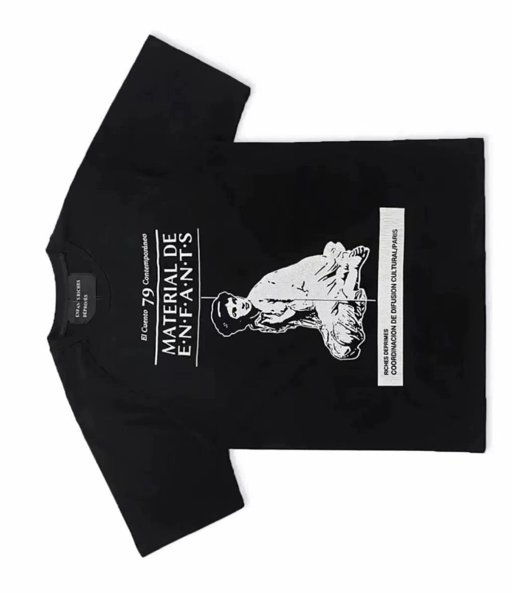 Enfants Riches Deprimes Enfants Riches Deprimes Printed portrait of a woman with short sleeves washed Size US M / EU 48-50 / 2 - 1 Thumbnail